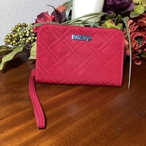 Vera Bradley Red Wristlet